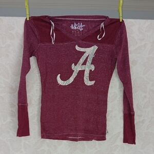 Crimson Tide Long Sleeve Shirt with Logo
